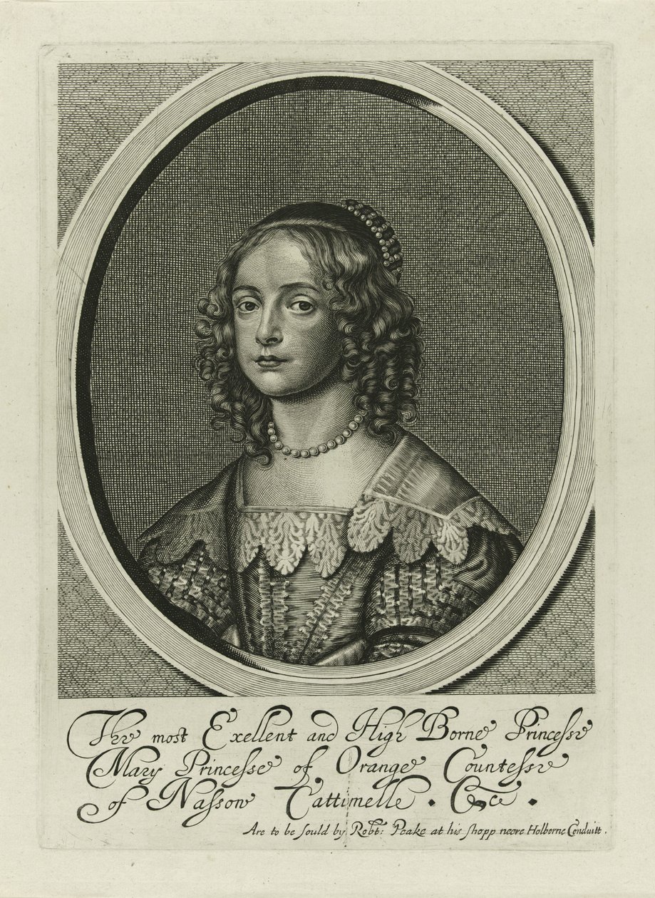 Portrait de Maria Henrietta Stuart - Anonymous