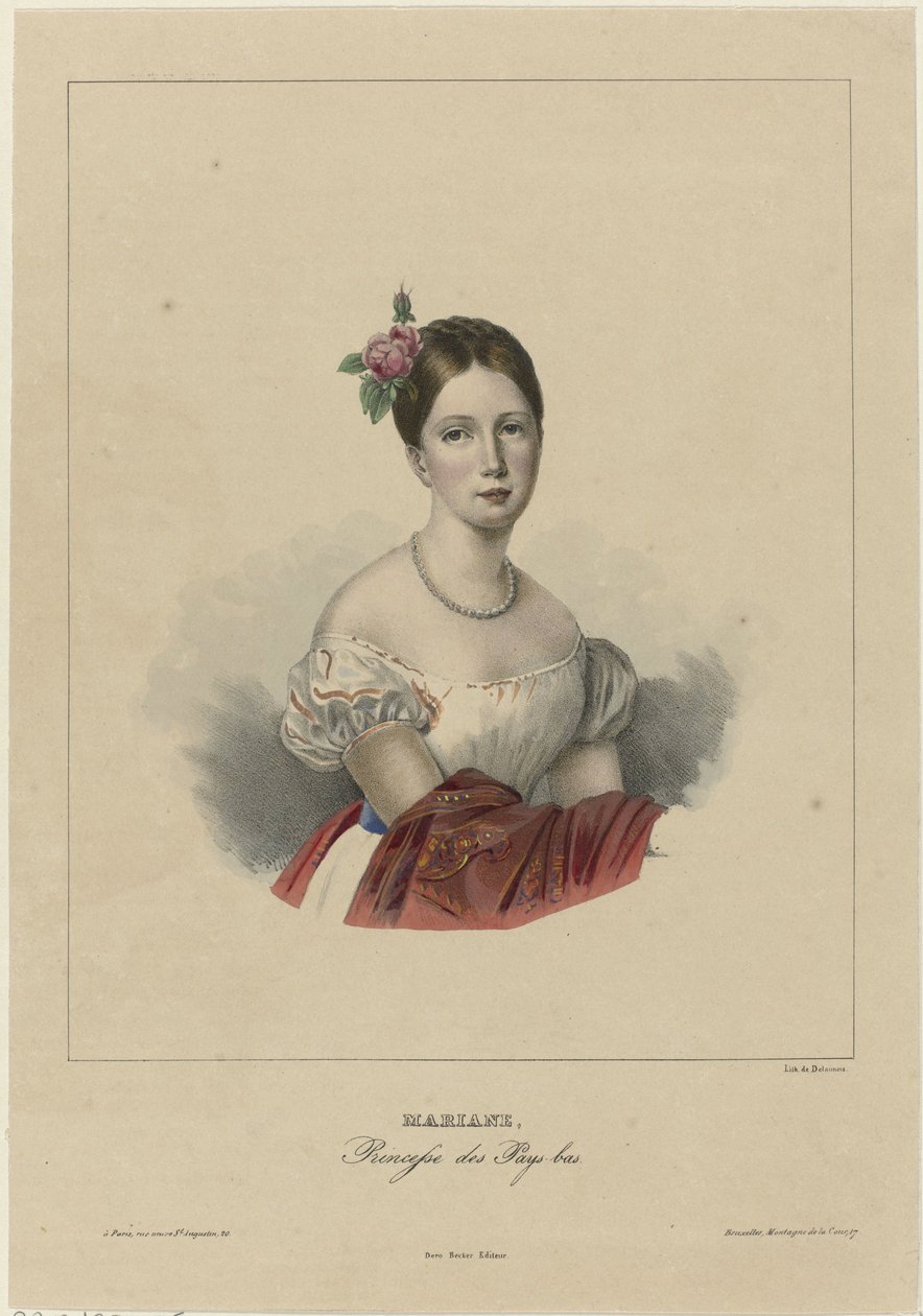 Portrait de Marianne, princesse des Pays-Bas - Anonymous