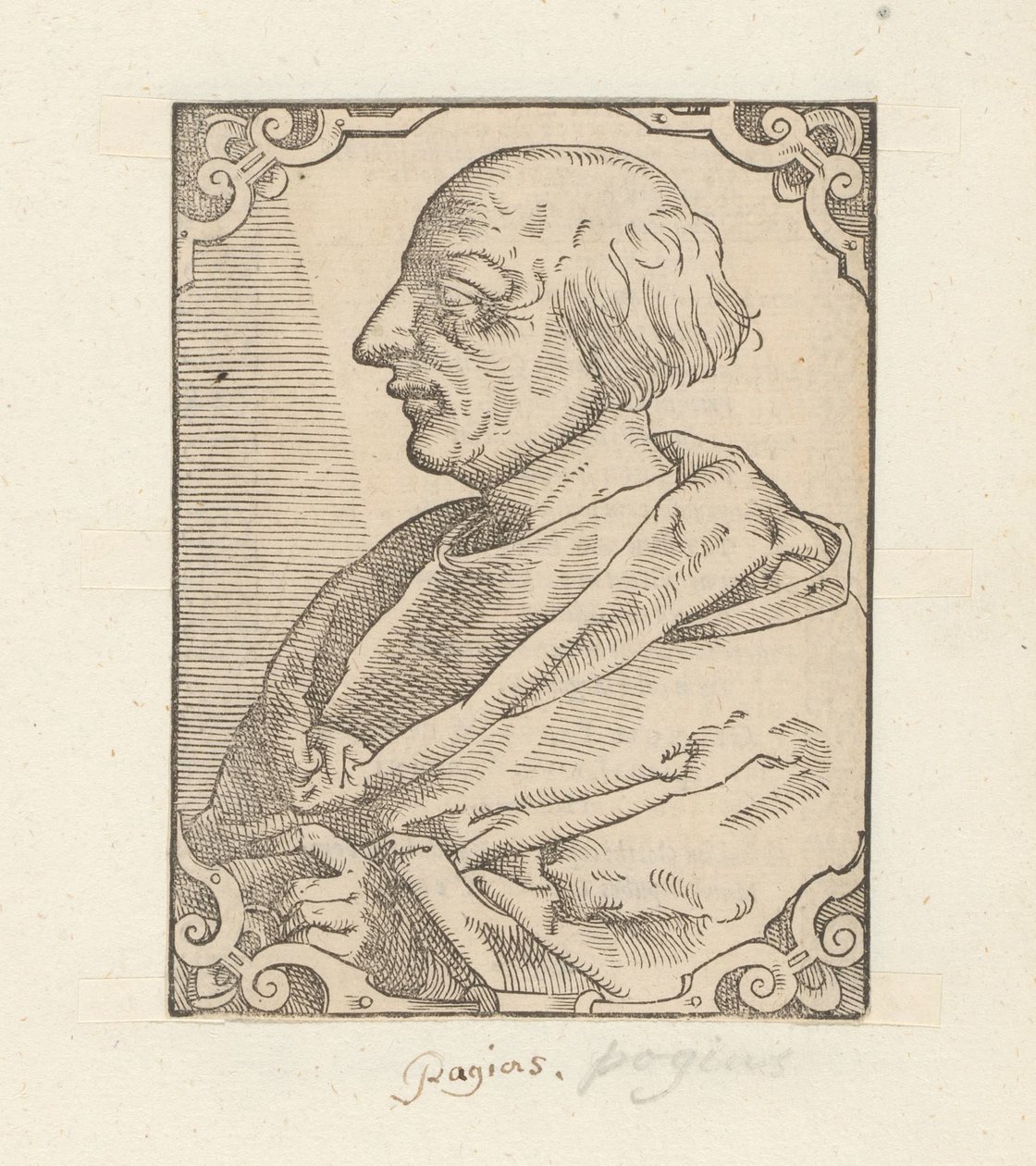 Portrait de Poggio Bracciolini - Anonymous