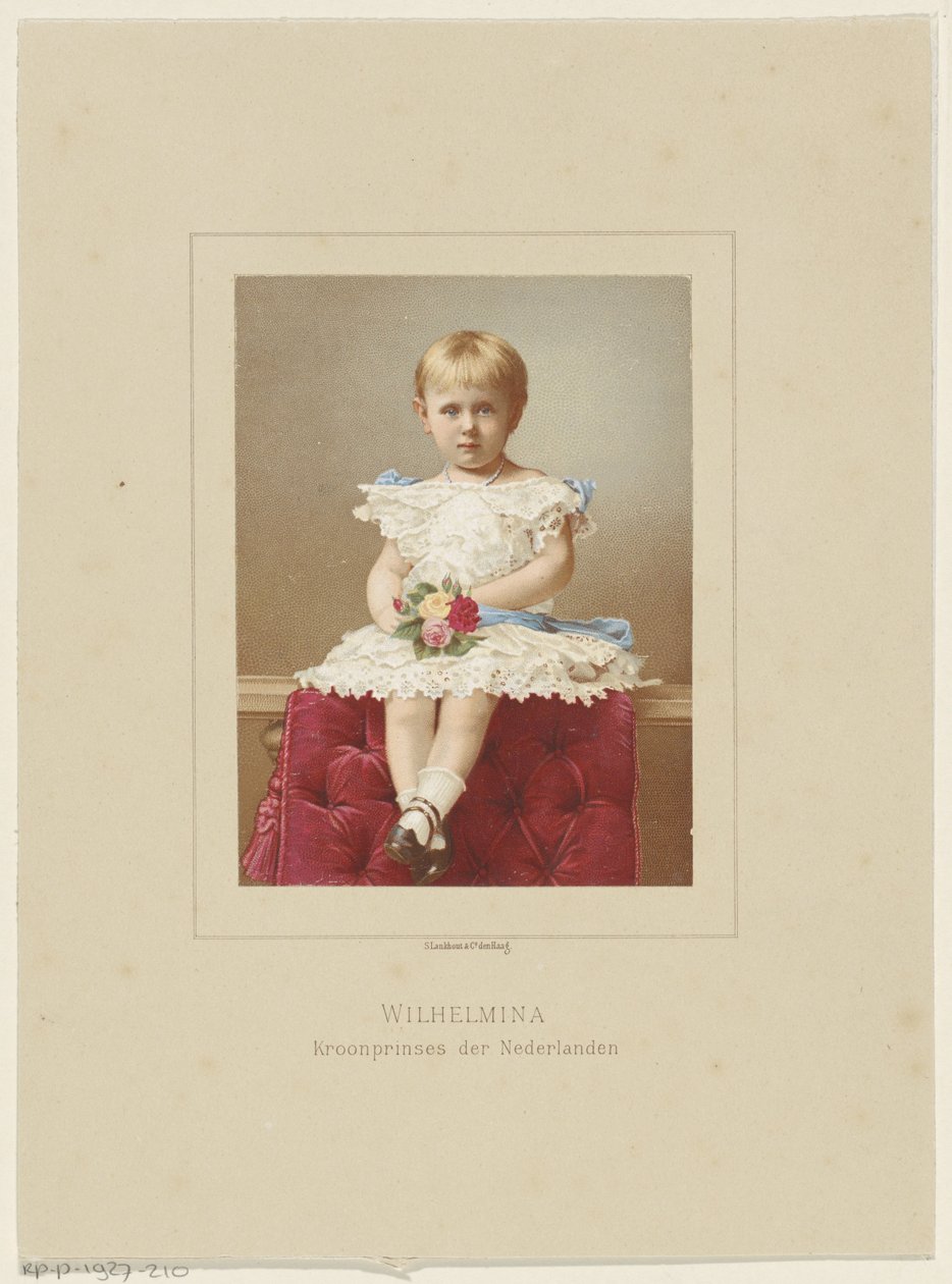 Portrait de Wilhelmina, reine des Pays-Bas - Anonymous