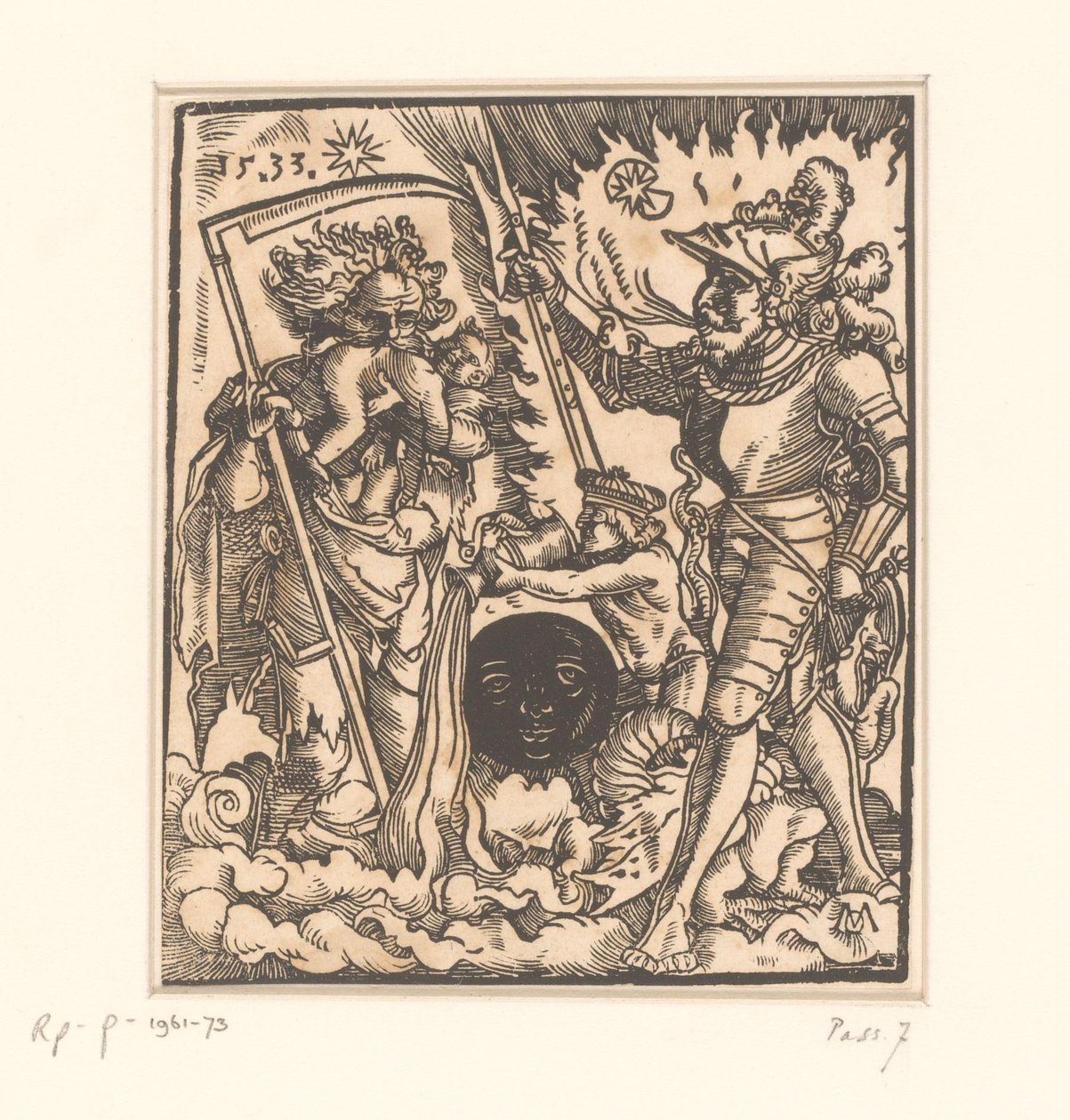 Saturne et Mars - Anonymous