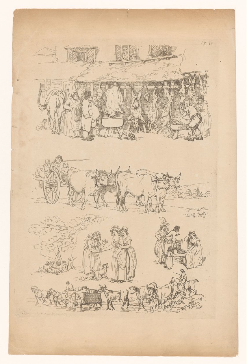Scènes de la vie rurale - Anonymous