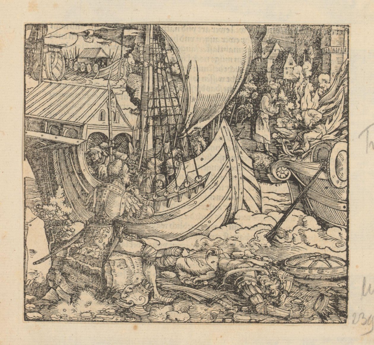 Guerrier près d