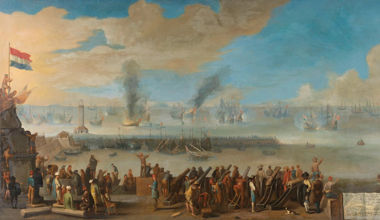 La bataille près de Livourne (14 mars 1653) - Anonymous