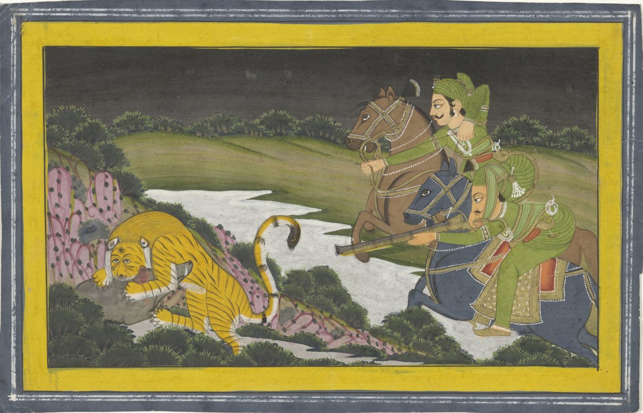 Chasse au tigre - Anonymous