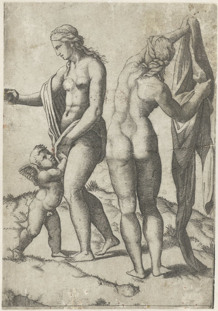 Vénus et Amour et Athéna - Anonymous
