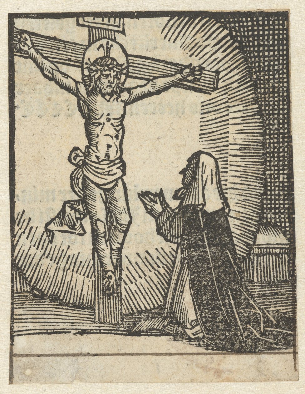 Apparition du Christ à une nonne - Anonymous