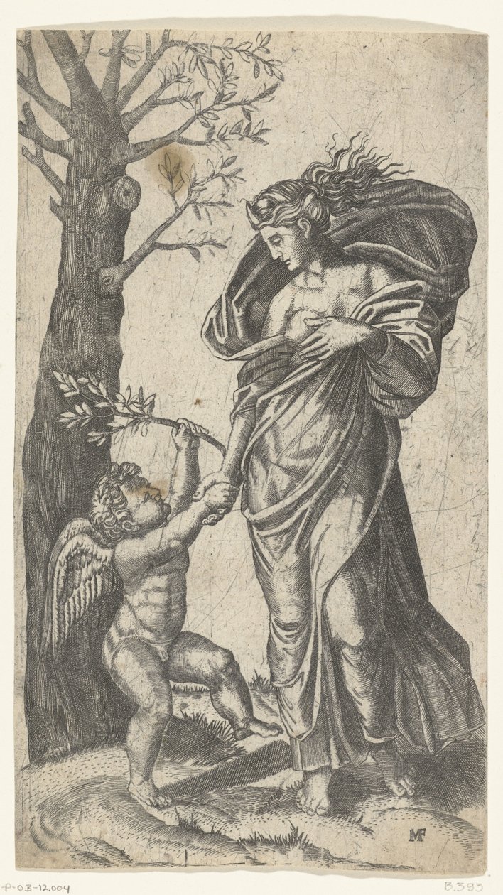 Réconciliation de Minerve et Cupidon - Anonymous
