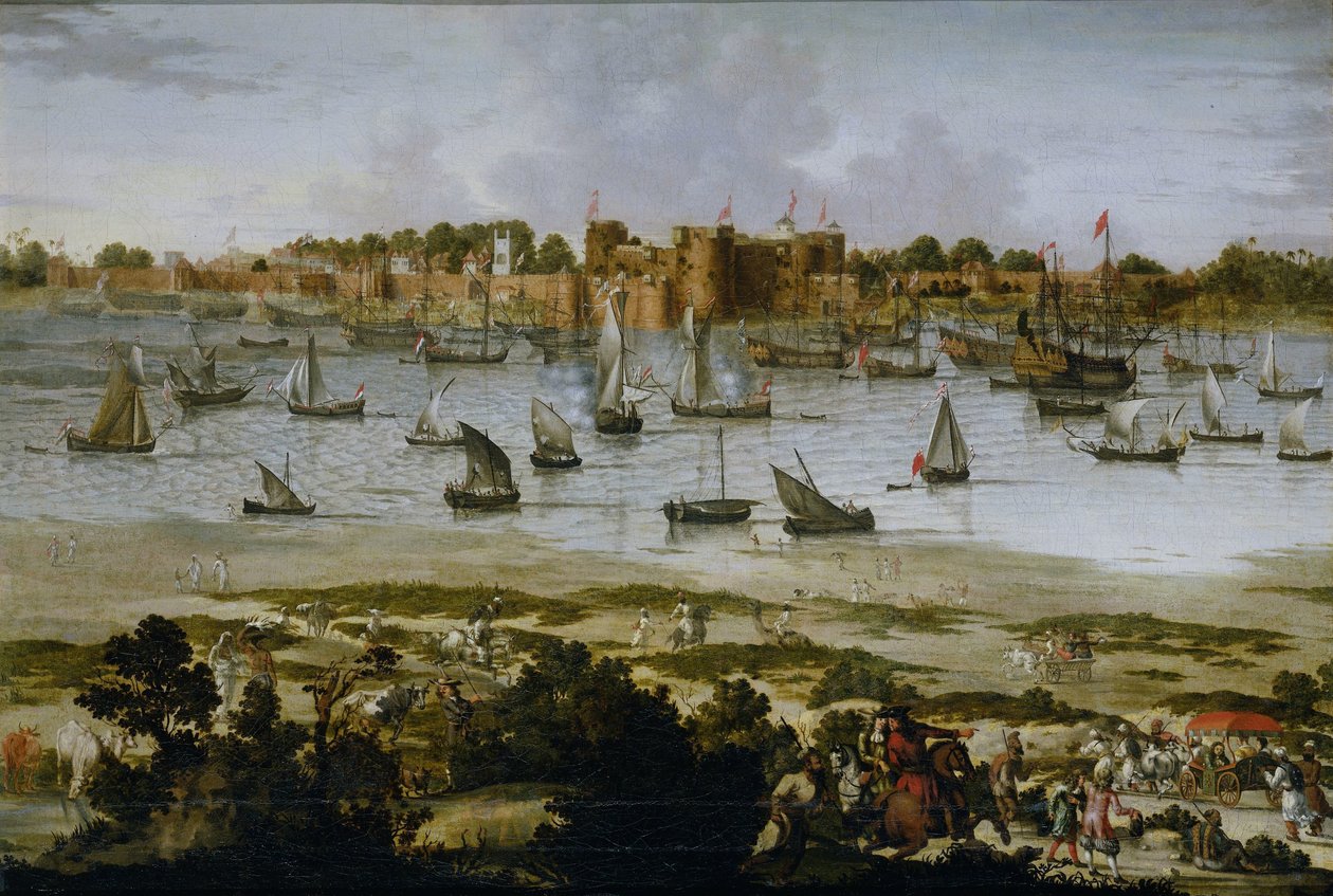 Vue du port de Surat (Gujarat) - Anonymous