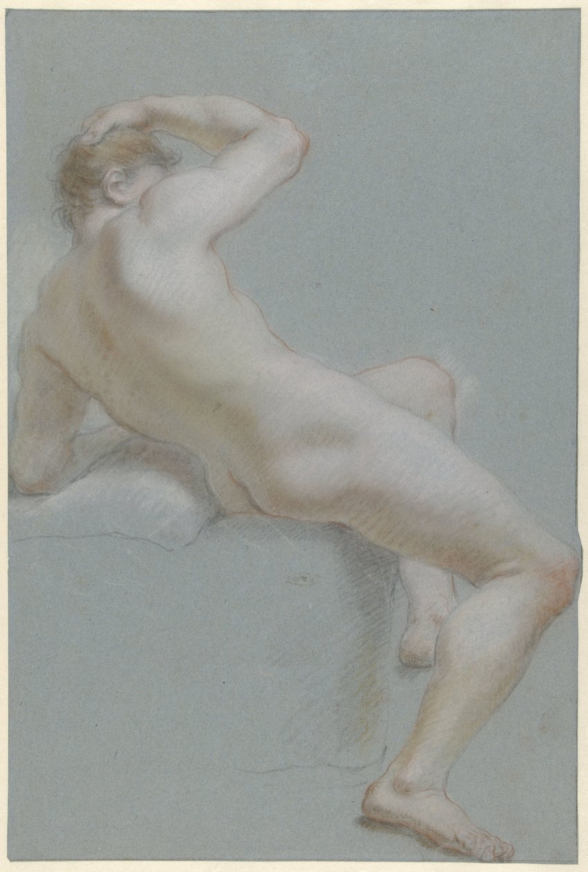 Homme nu assis - Anonymous