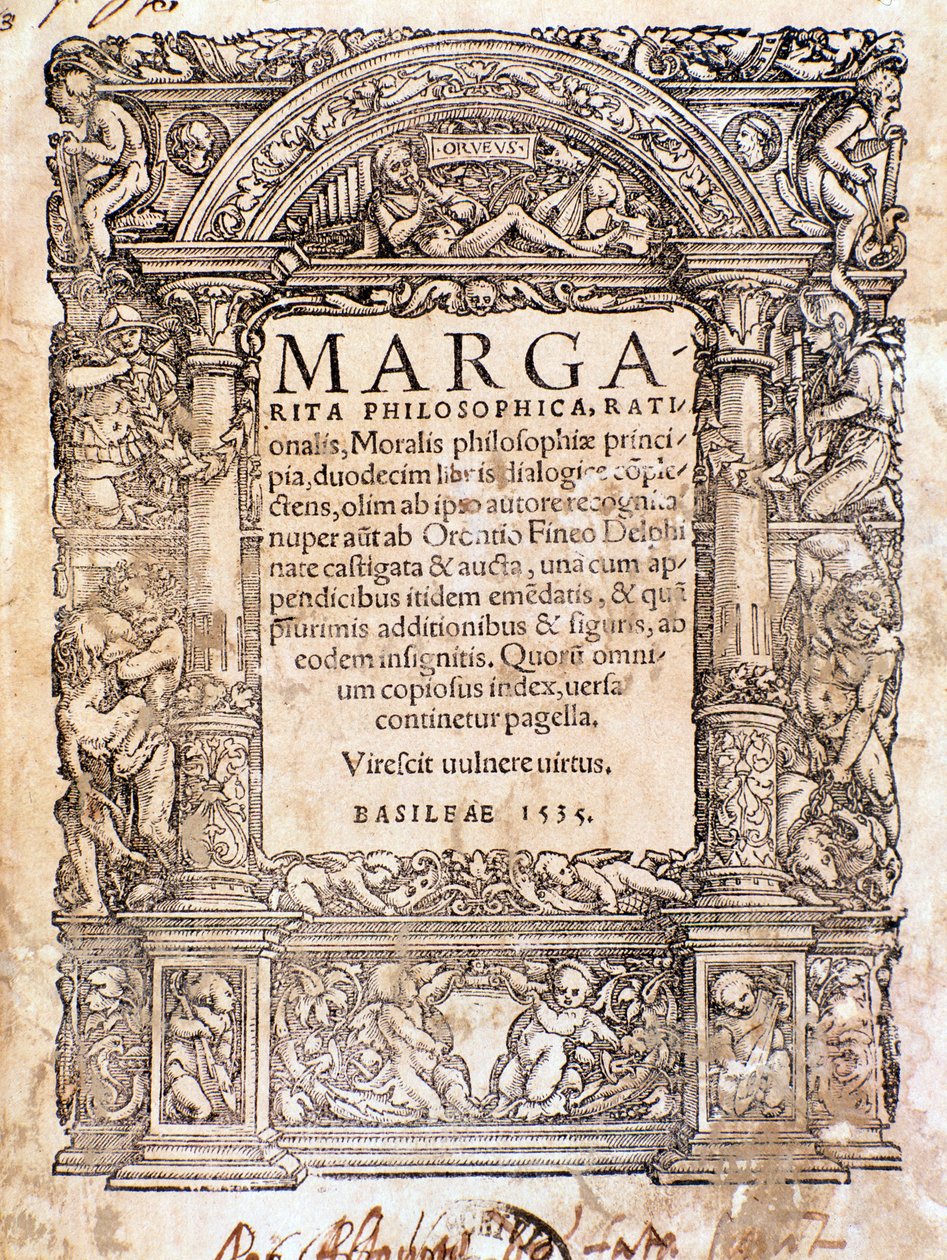 Frontispice de la Margarita Philosophica - Anonymous Anonymous