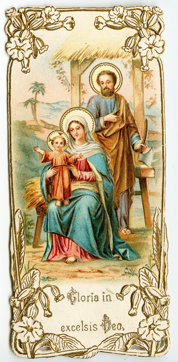 Sainte Famille (chromolithographie) - Anonymous Anonymous