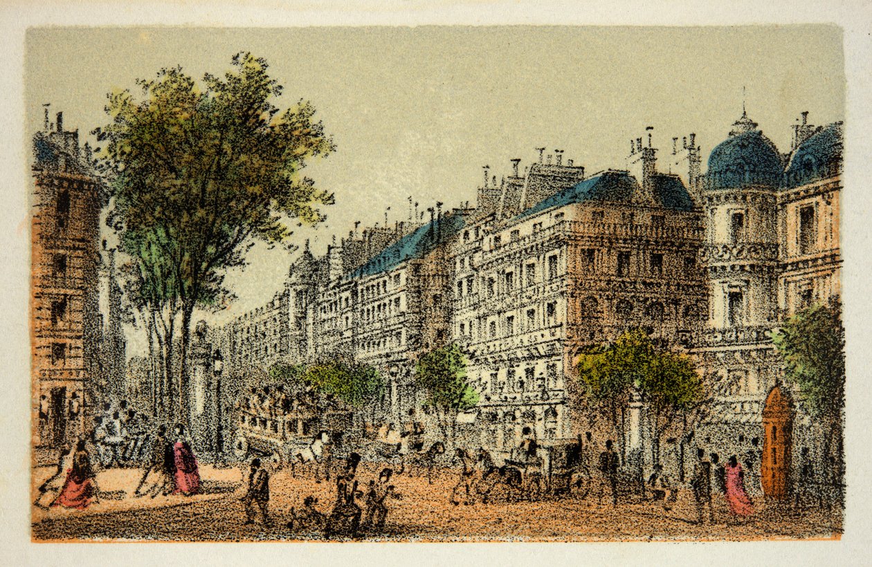 Paris 1874 : Boulevard des Italiens - Anonymous Anonymous