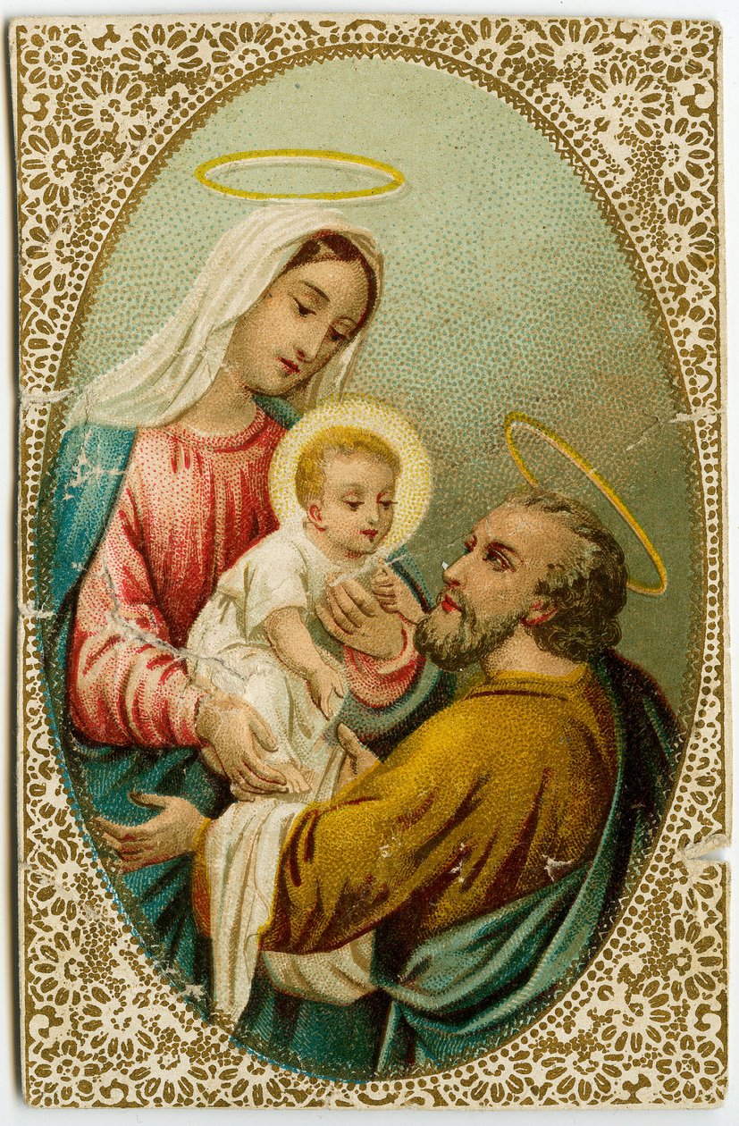 Image pieuse : La Sainte Famille - Anonymous Anonymous
