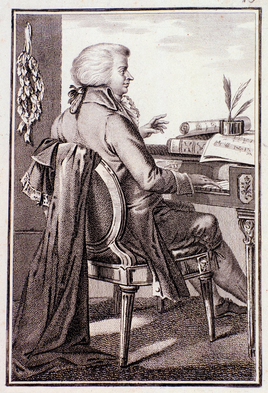 Portrait de Johann Leopold Mozart - Anonymous Anonymous
