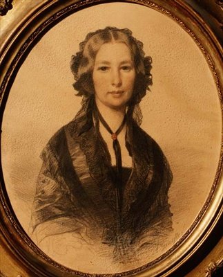 Portrait de Lili Cartwright (1805-1902) - Anonymous Anonymous