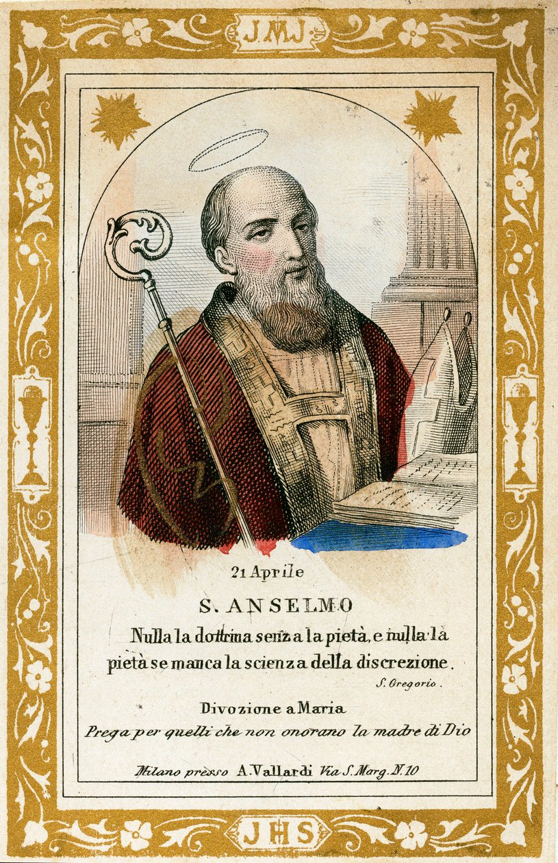 Saint Anselme - Anonymous Anonymous