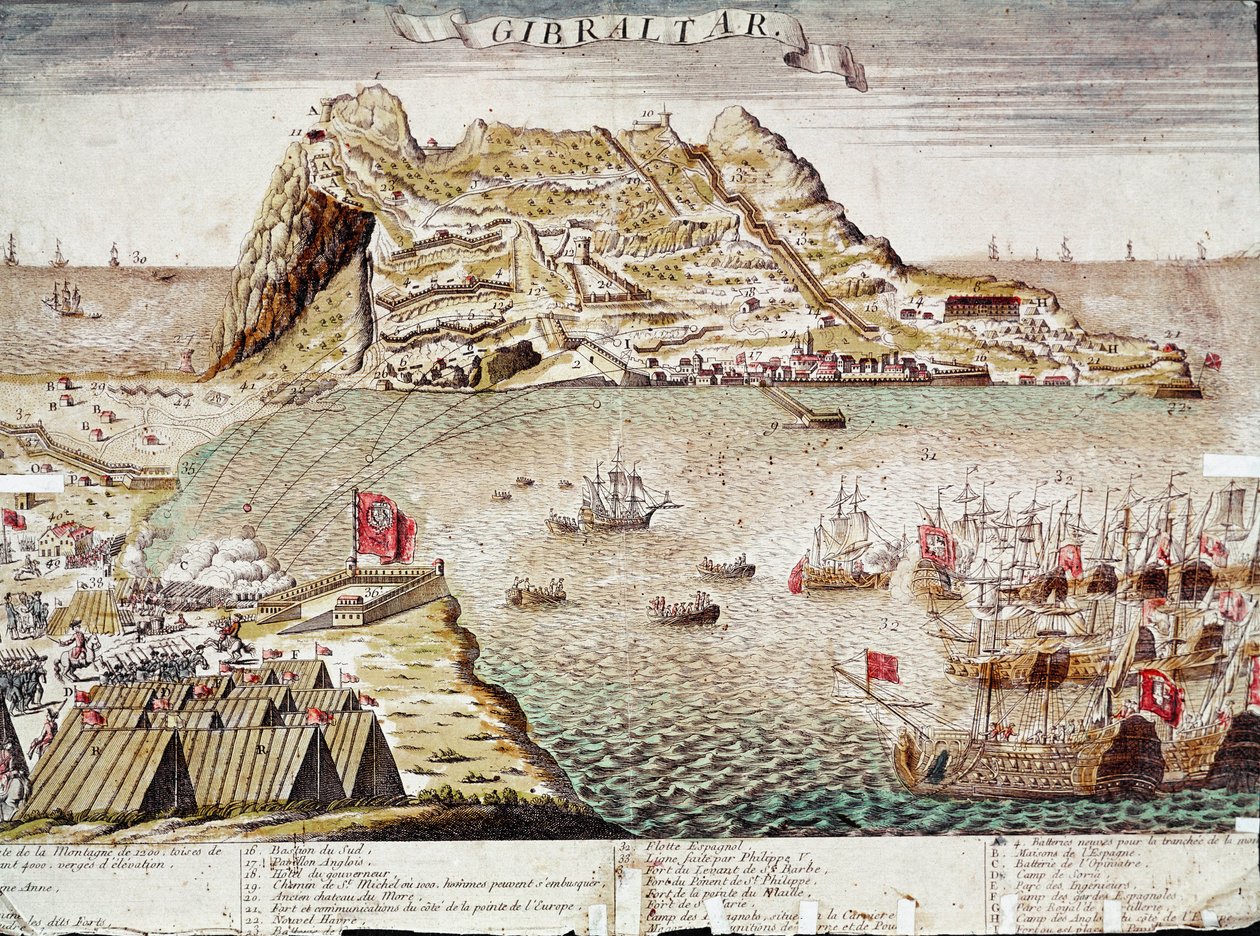 Le siège et le secours de Gibraltar, septembre - Anonymous Anonymous
