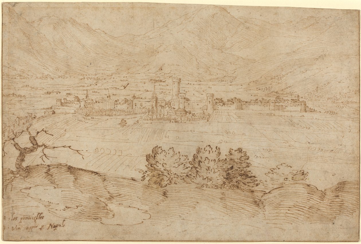 Vue de Fondi - Anonymous Fabriczy