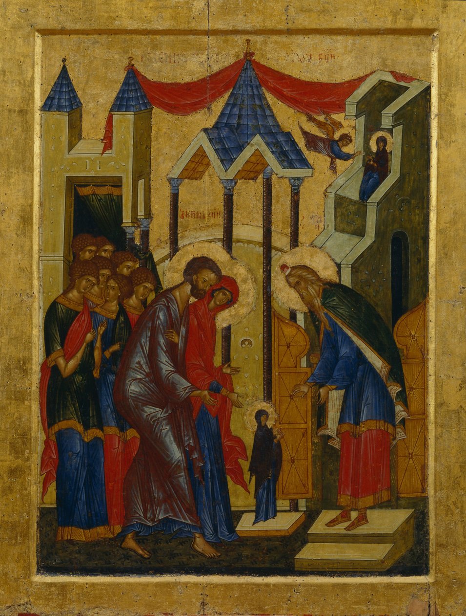 La Présentation au Temple - Anonymous Russian icon painter