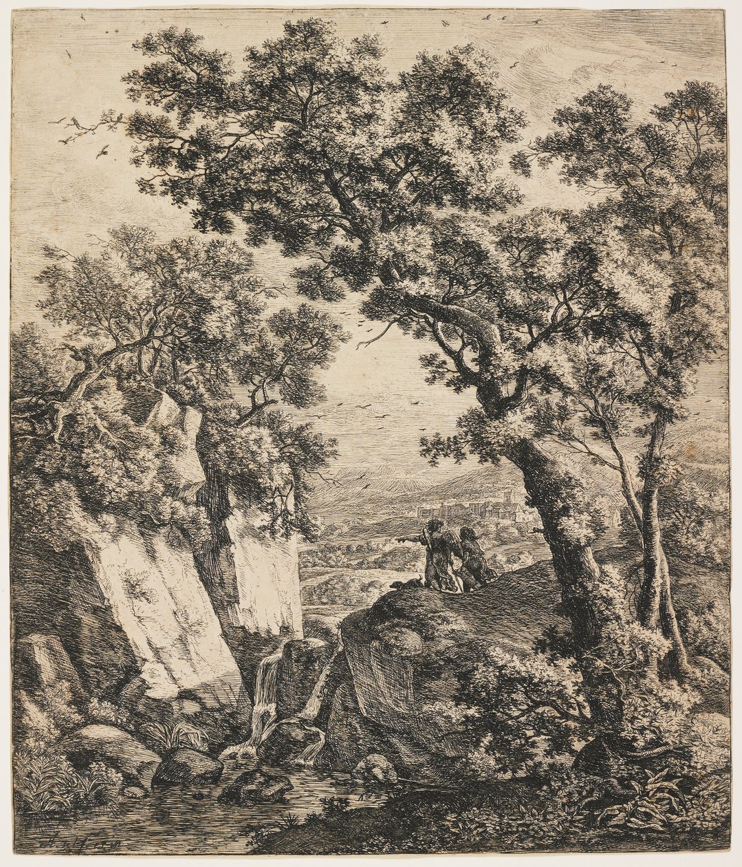 Paysage avec Tobie et l