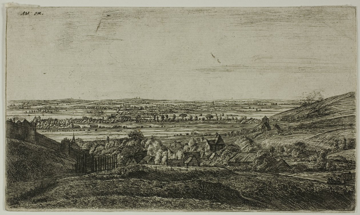 Une ville dans une vallée - Anthonie Waterloo