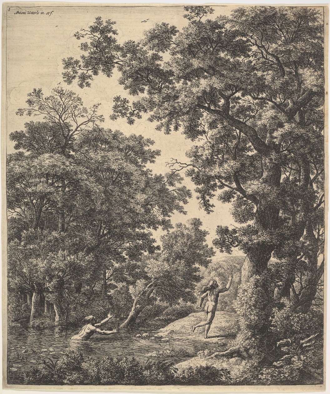 Alphée et Aréthuse - Anthonie Waterloo