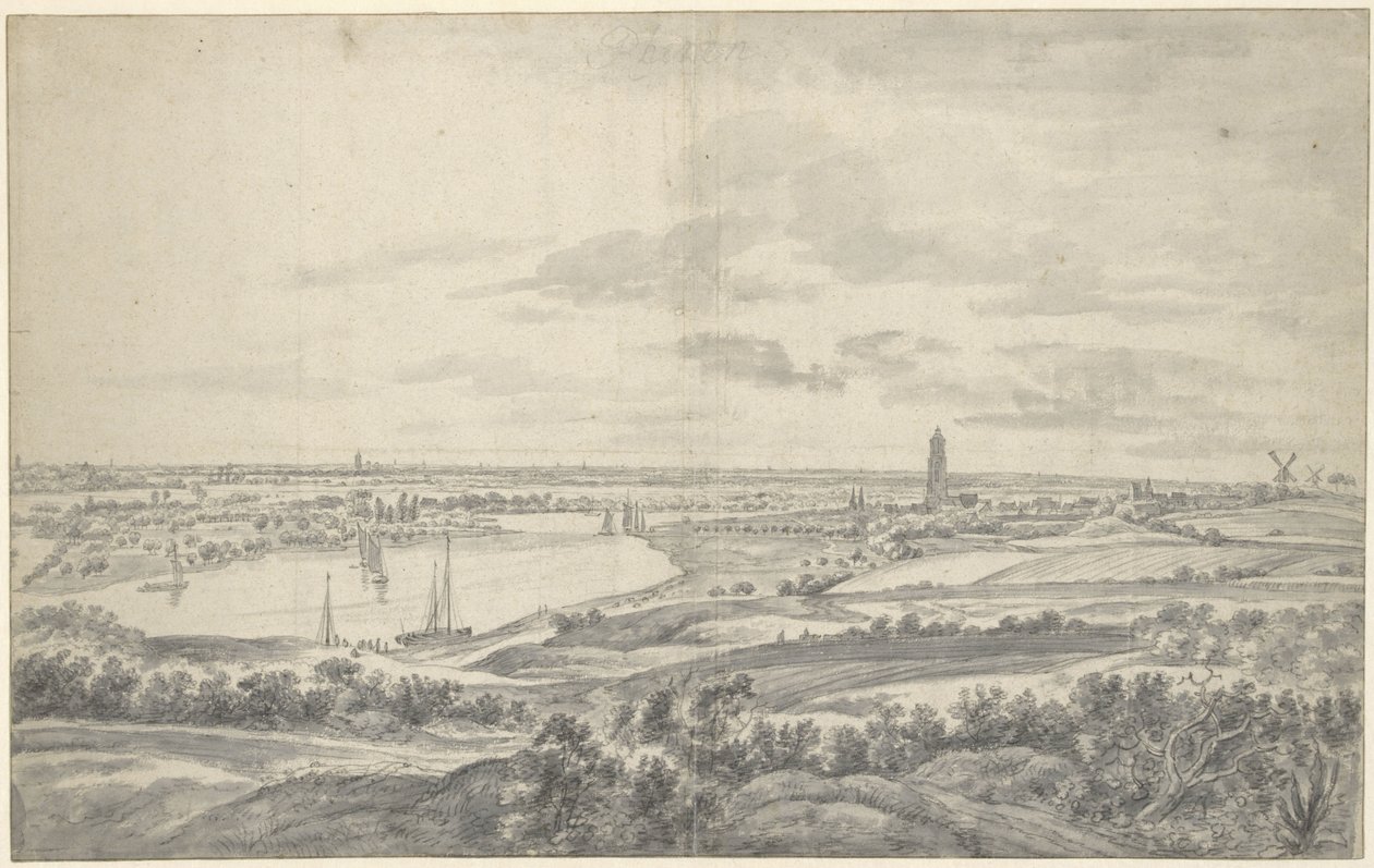 Vue de Rhenen - Anthonie Waterloo