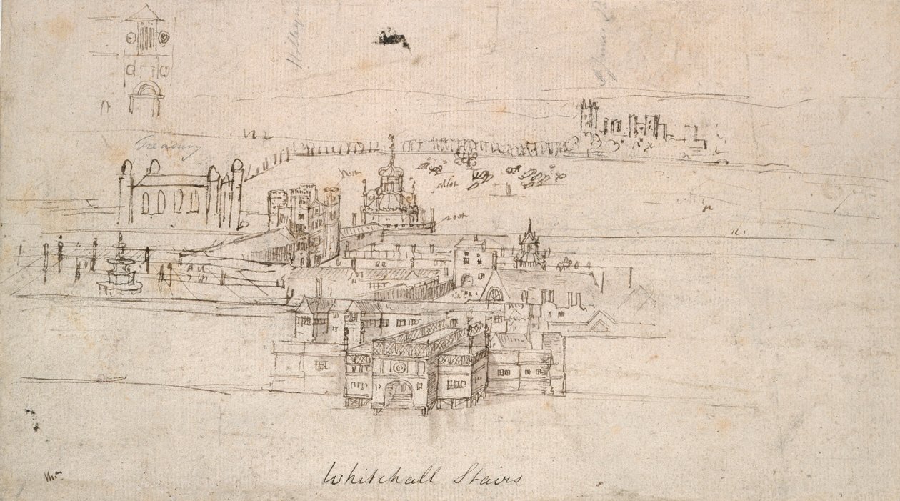 La Tour de Londres - Anthonis van den Wyngaerde