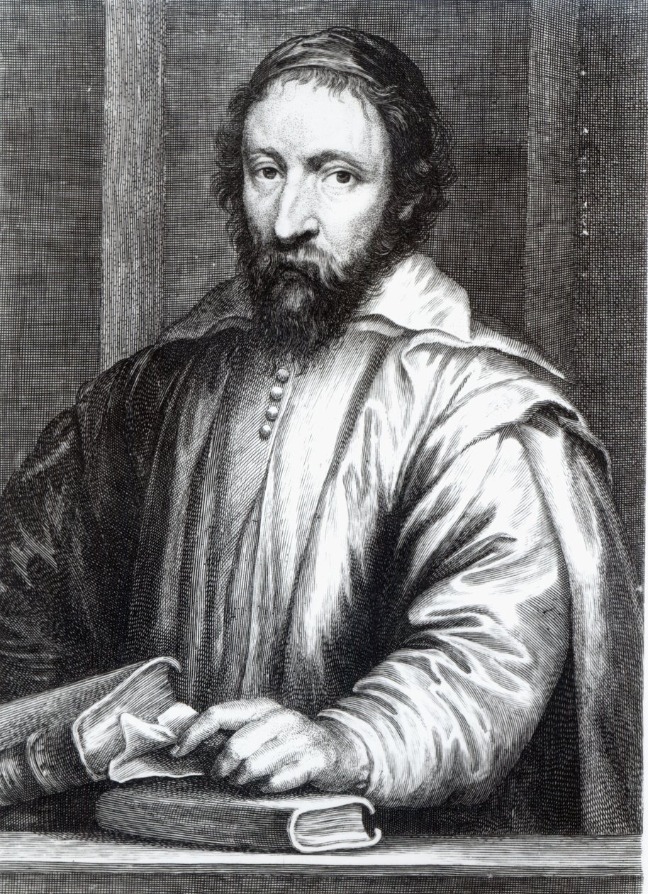 Nicolas Claude Fabri de Peiresc, gravé par Martin van den Enden - Anthony van Dyck