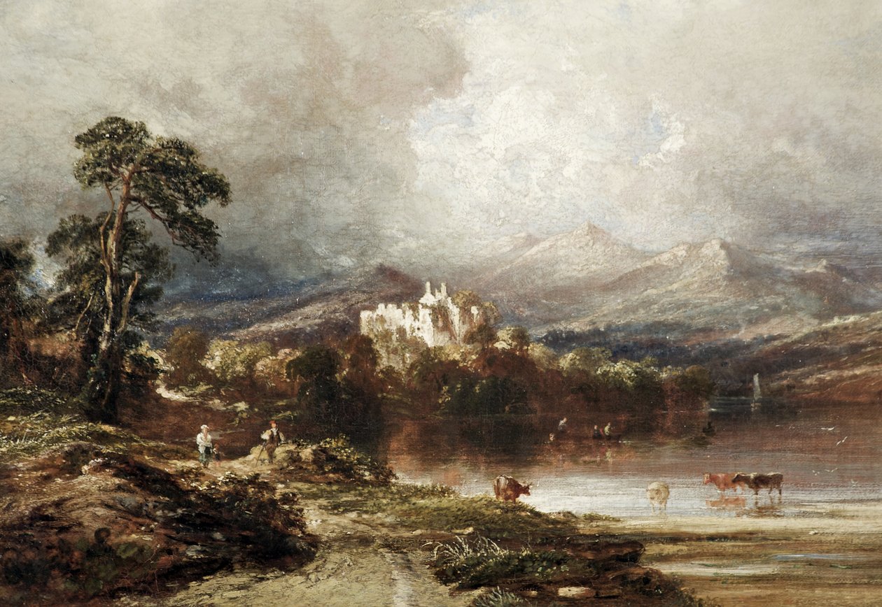 Château de Dunstaffnage, Argyllshire, Écosse - Anthony Vandyke Copley Fielding