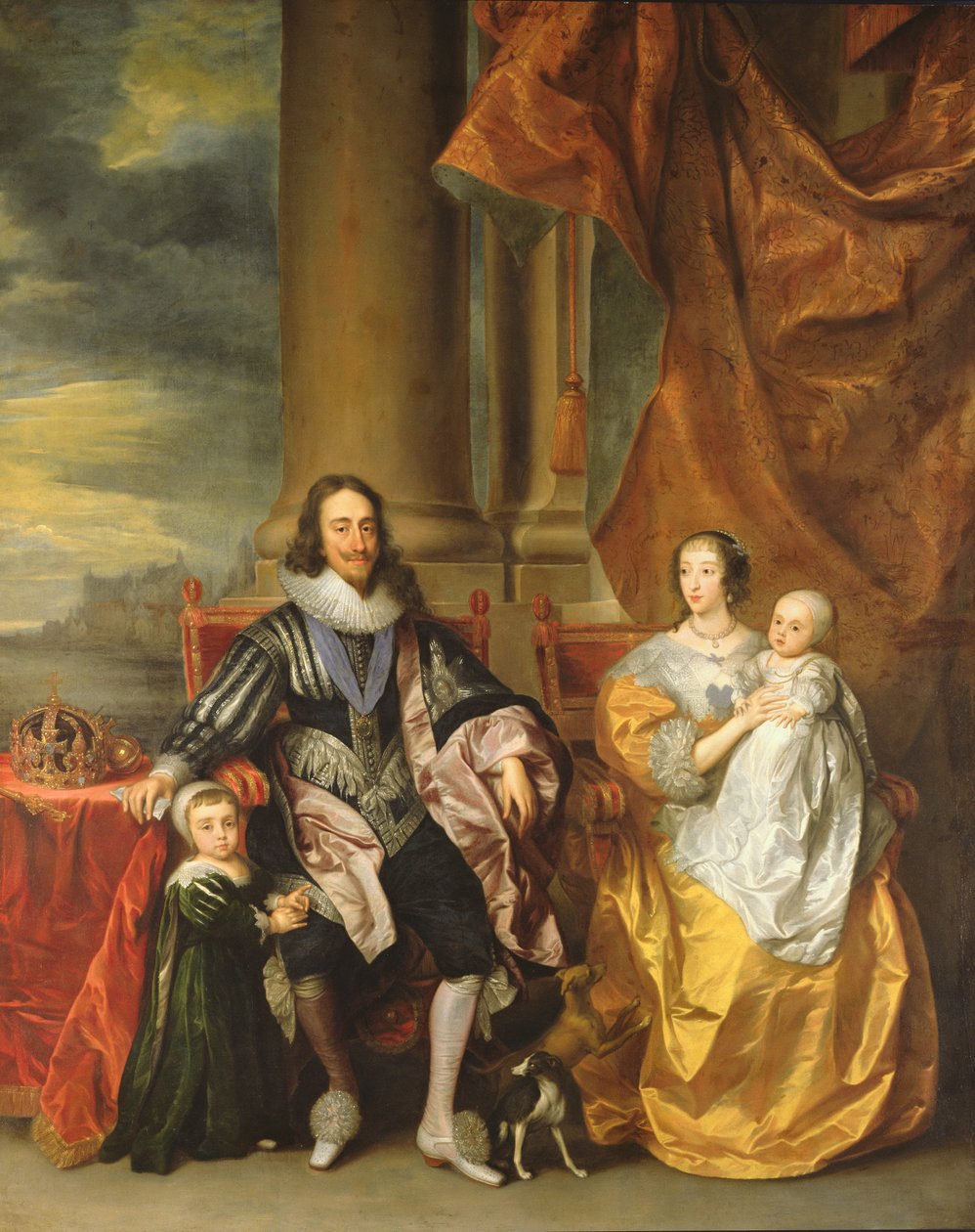 Le roi Charles Ier (1600-49) et sa famille - Anthony van Dyck