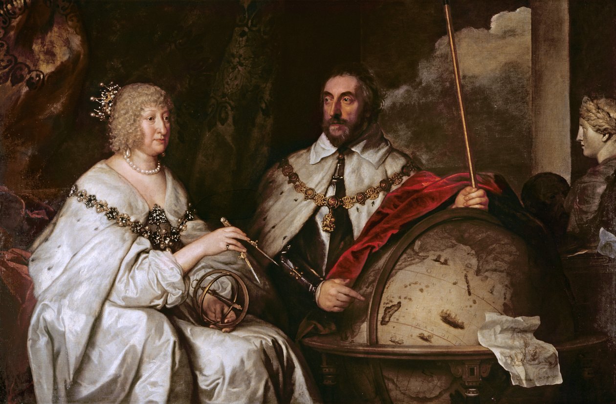 Le Portrait de Madagascar de Thomas Howard et sa femme Aletheia Talbot, 1635 - Anthony van Dyck