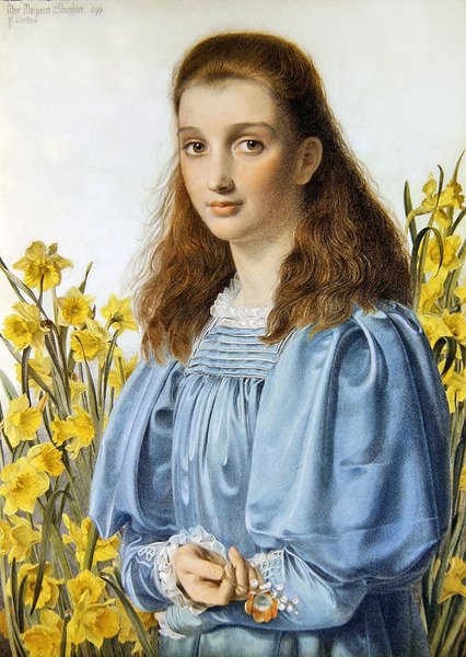 Olive Margaret Slaughter - Anthony Frederick Augustus Sandys