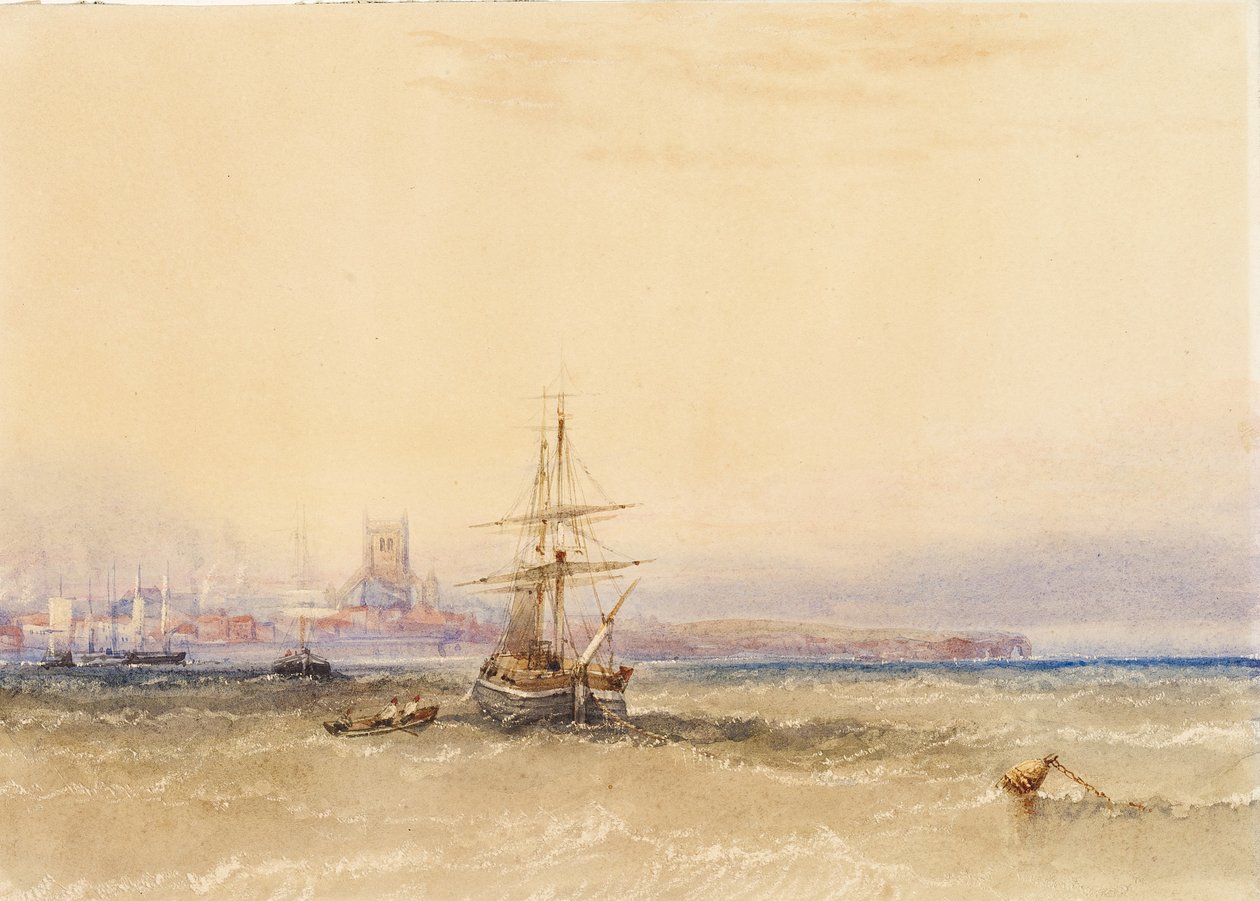 Matin, Hartlepool - Anthony Vandyke Copley Fielding