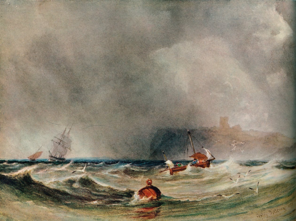 Tempête au large de Whitby, 1851 - Anthony Vandyke Copley Fielding