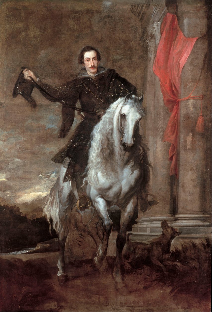 Anton Giulio Brignole - Vente à cheval - Anthony van Dyck