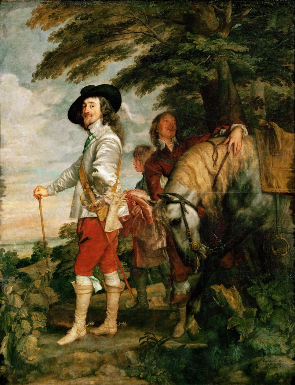 Charles Ier à la chasse - Anthony van Dyck