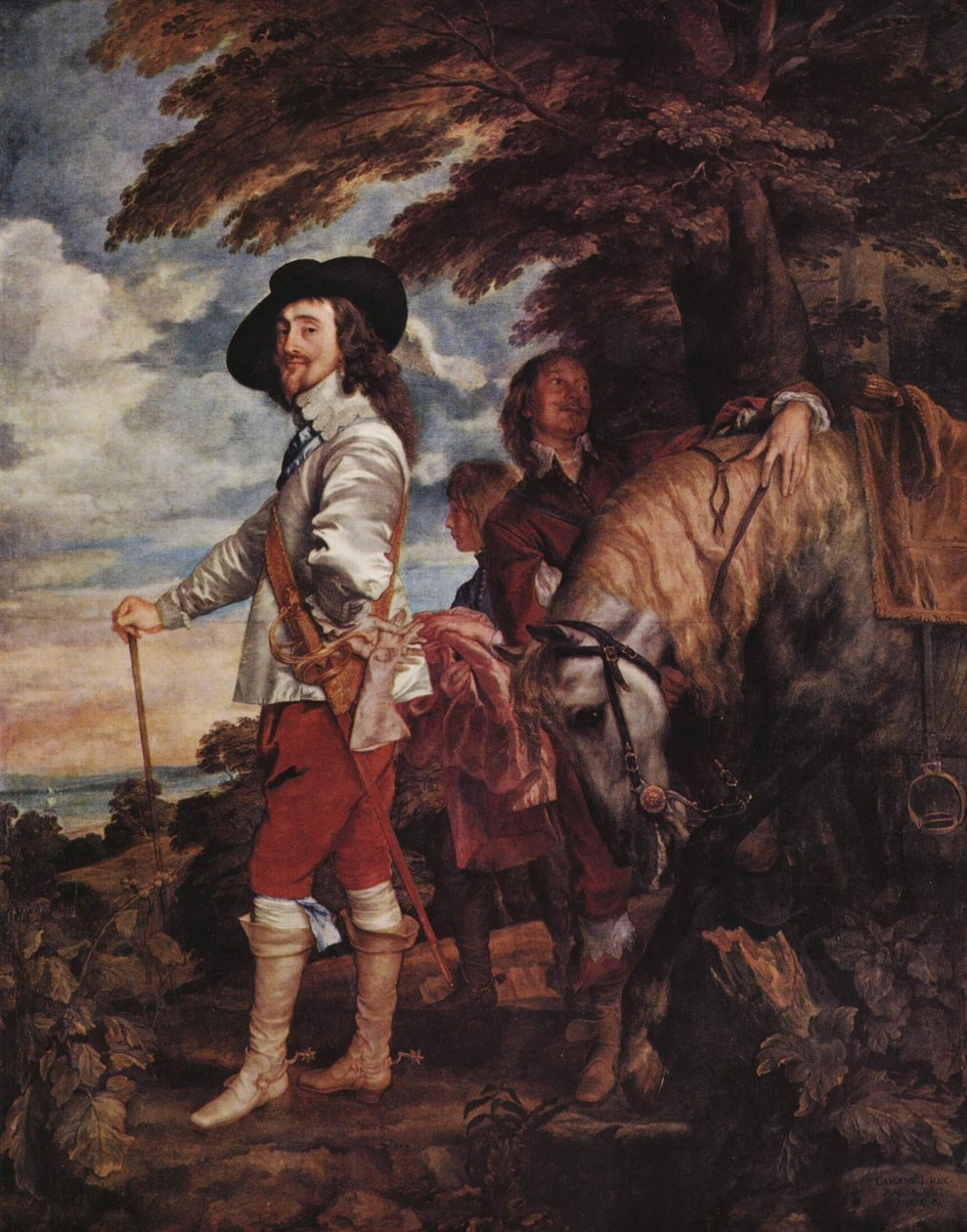 Charles Ier à la chasse - Anthony van Dyck