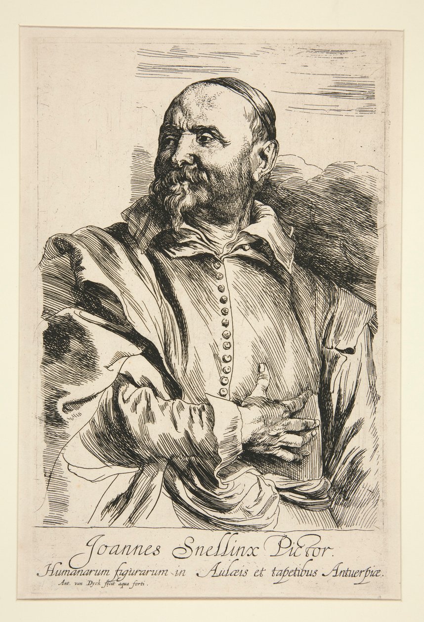 Portrait de Jan Snellinx - Anthony van Dyck