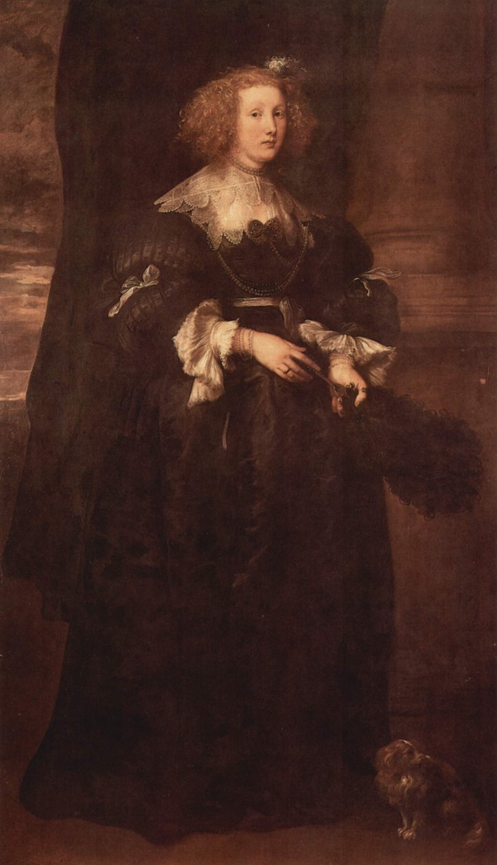 Portrait de Maria de Raet - Anthony van Dyck