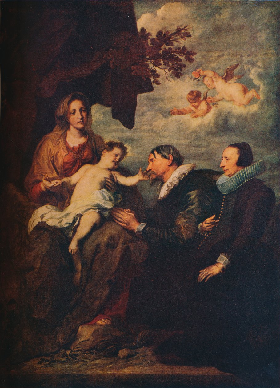 La Vierge avec donateurs, vers 1630 - Anthony van Dyck