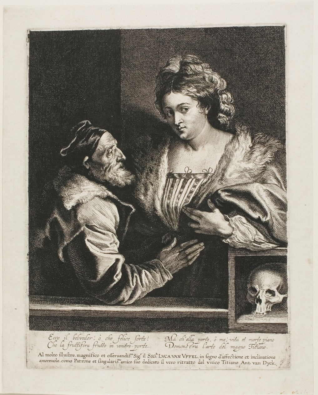 Titien et sa maîtresse - Anthony van Dyck
