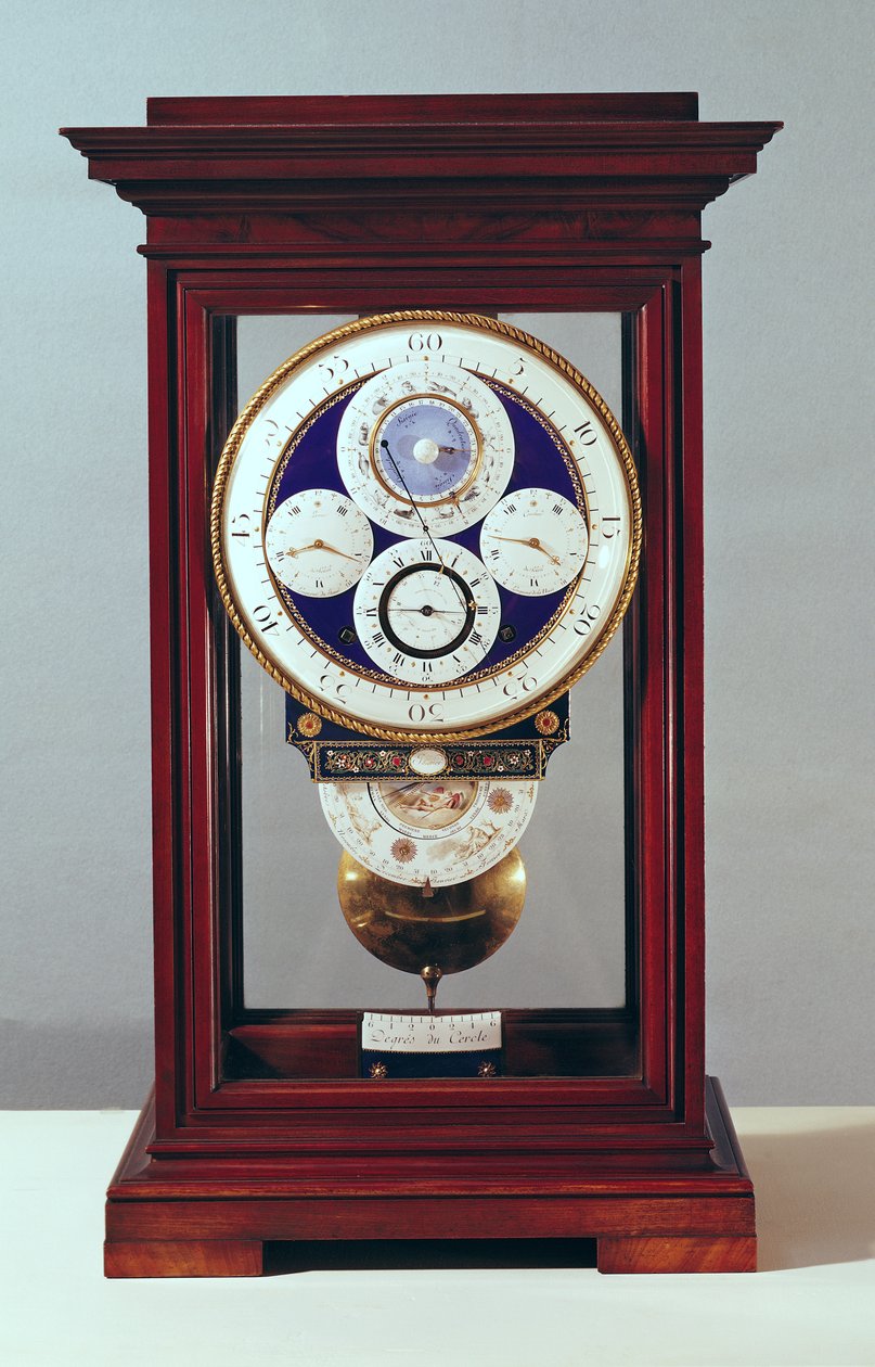 Horloge avec quatre cadrans et les signes du zodiaque, 1765-89 - Antide Janvier
