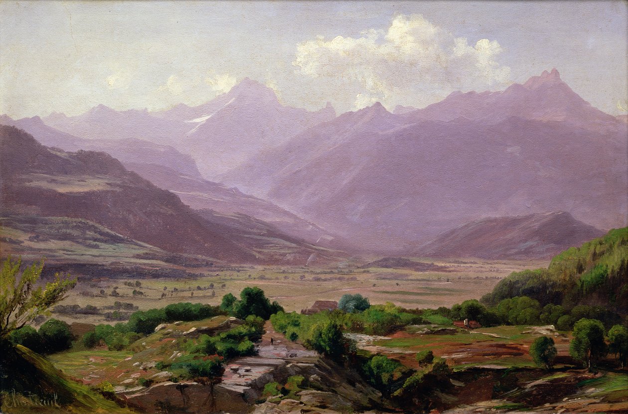 Une vallée à l