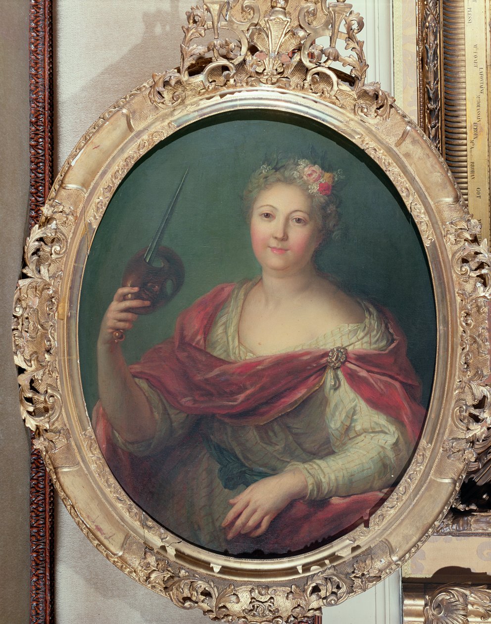 Mlle Desmares en Thalie, muse de la comédie, vers 1720 - Charles Antoine Coypel