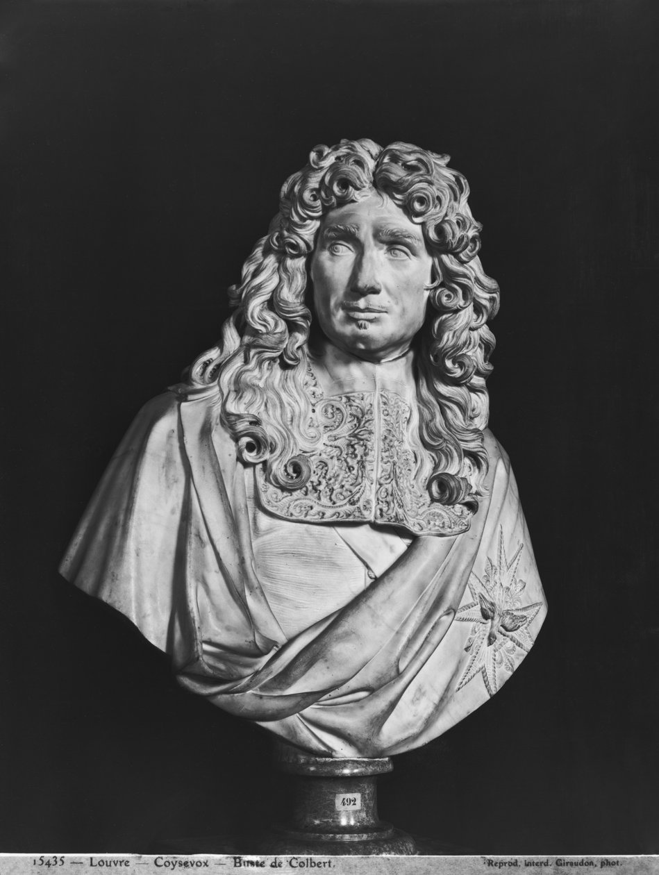 Buste de Jean-Baptiste Colbert de Torcy (marbre) - Antoine Coysevox