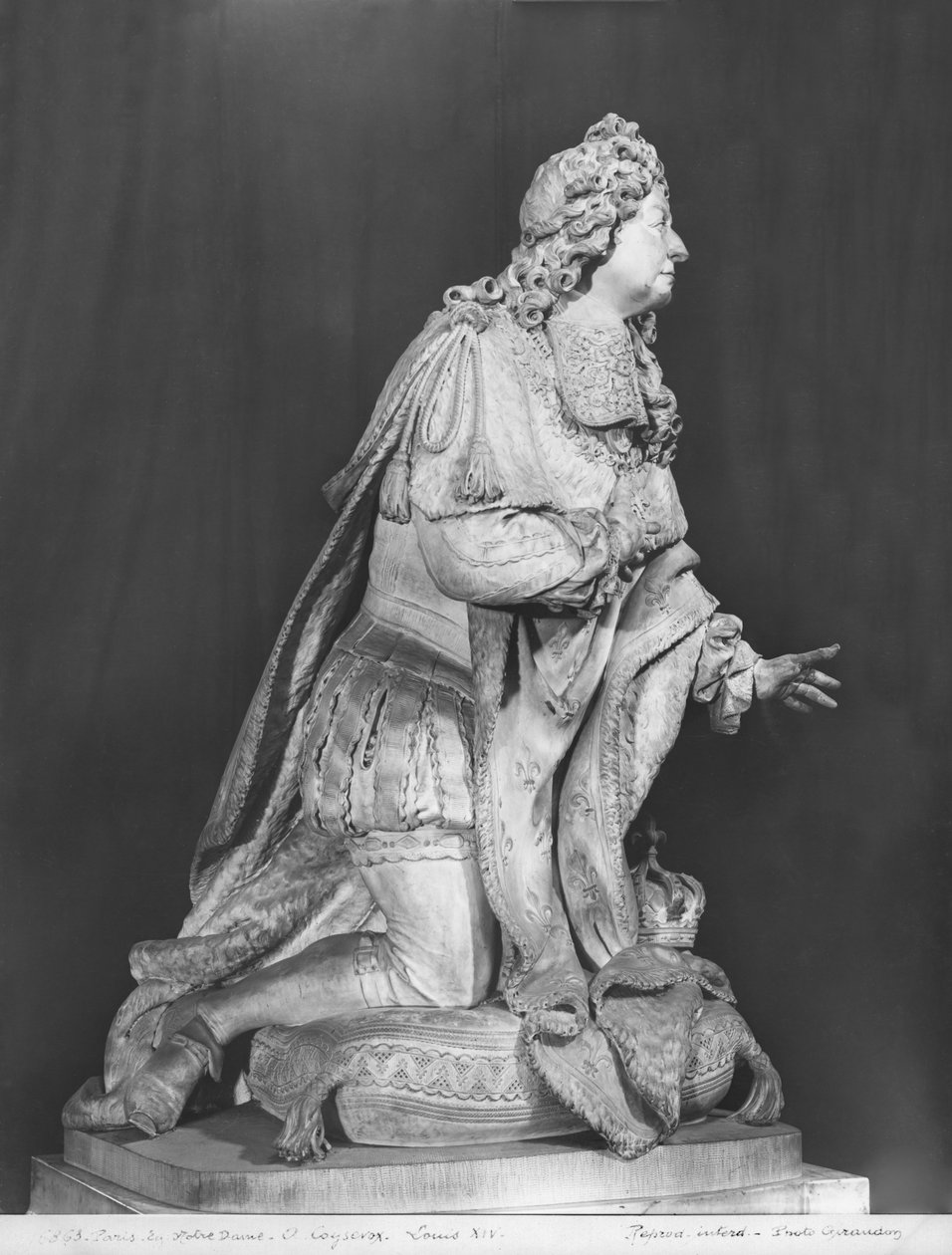 Vœu de Louis XIII (détail de Louis XIV) - Antoine Coysevox