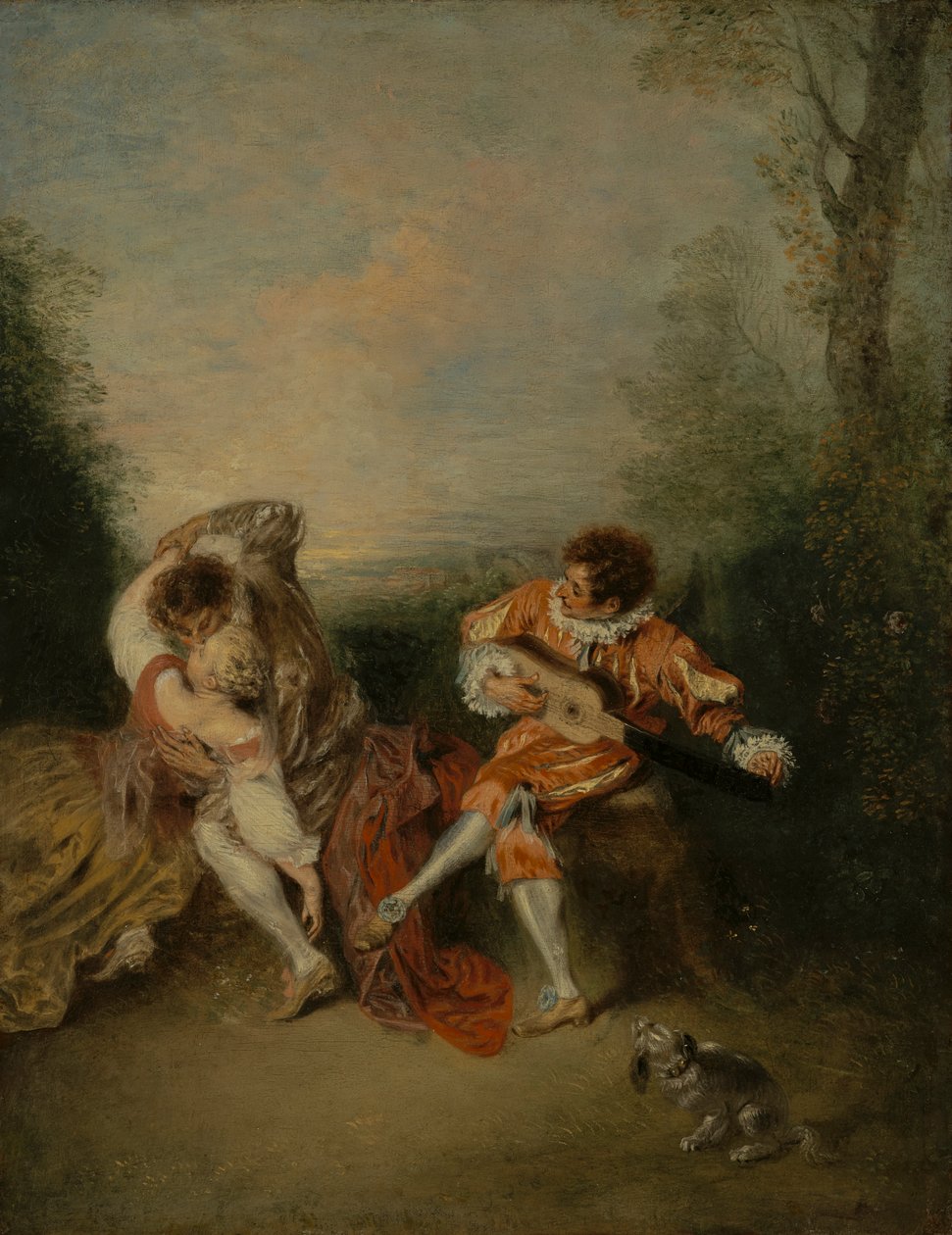 La Surprise - Jean Antoine Watteau