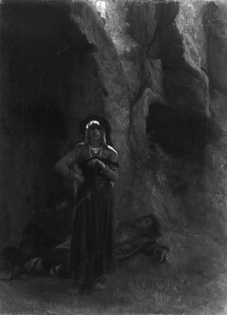 En garde, 1860-1870 - Antoine Auguste Ernest Hebert